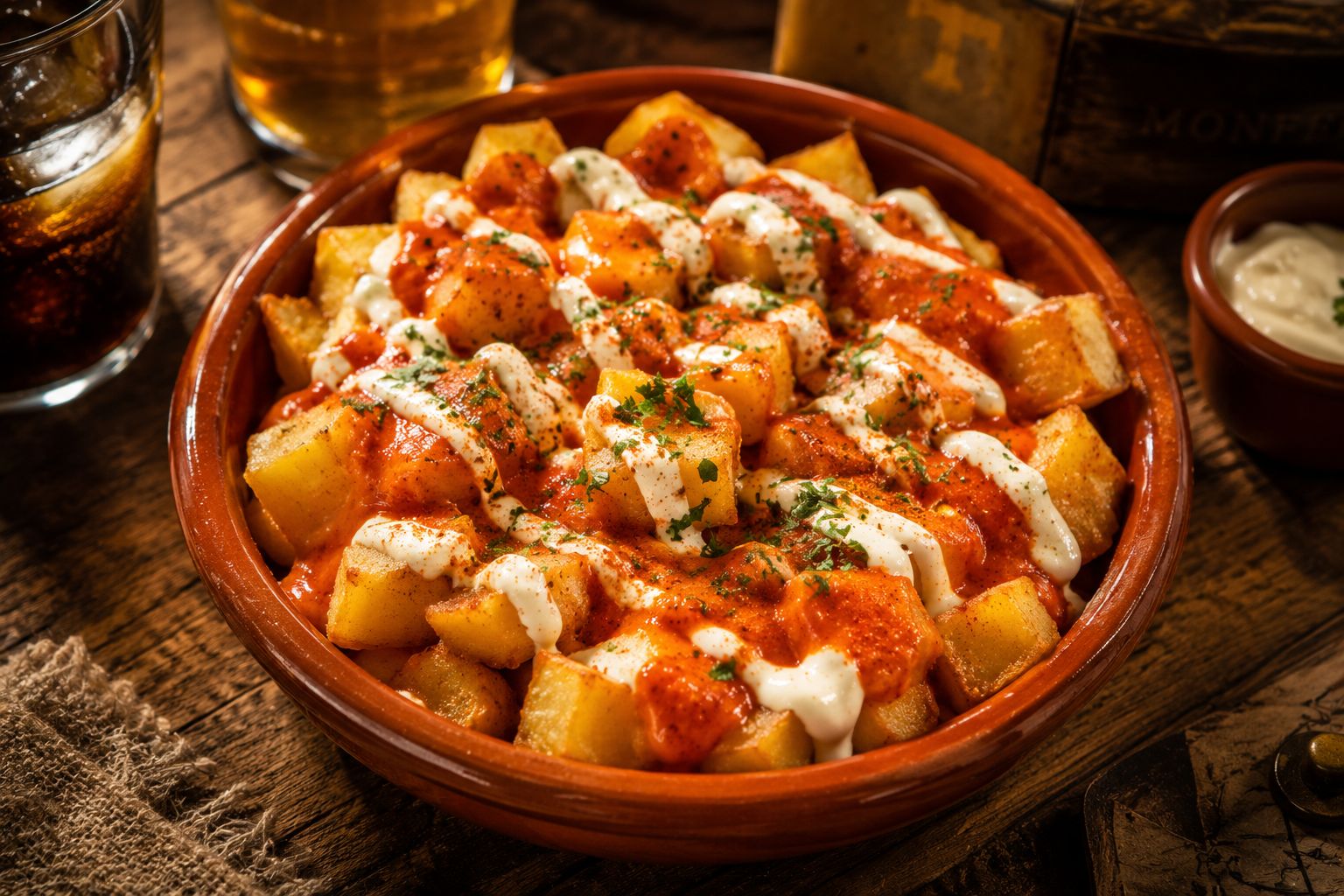 Patates Braves · Cafè Bar Drac