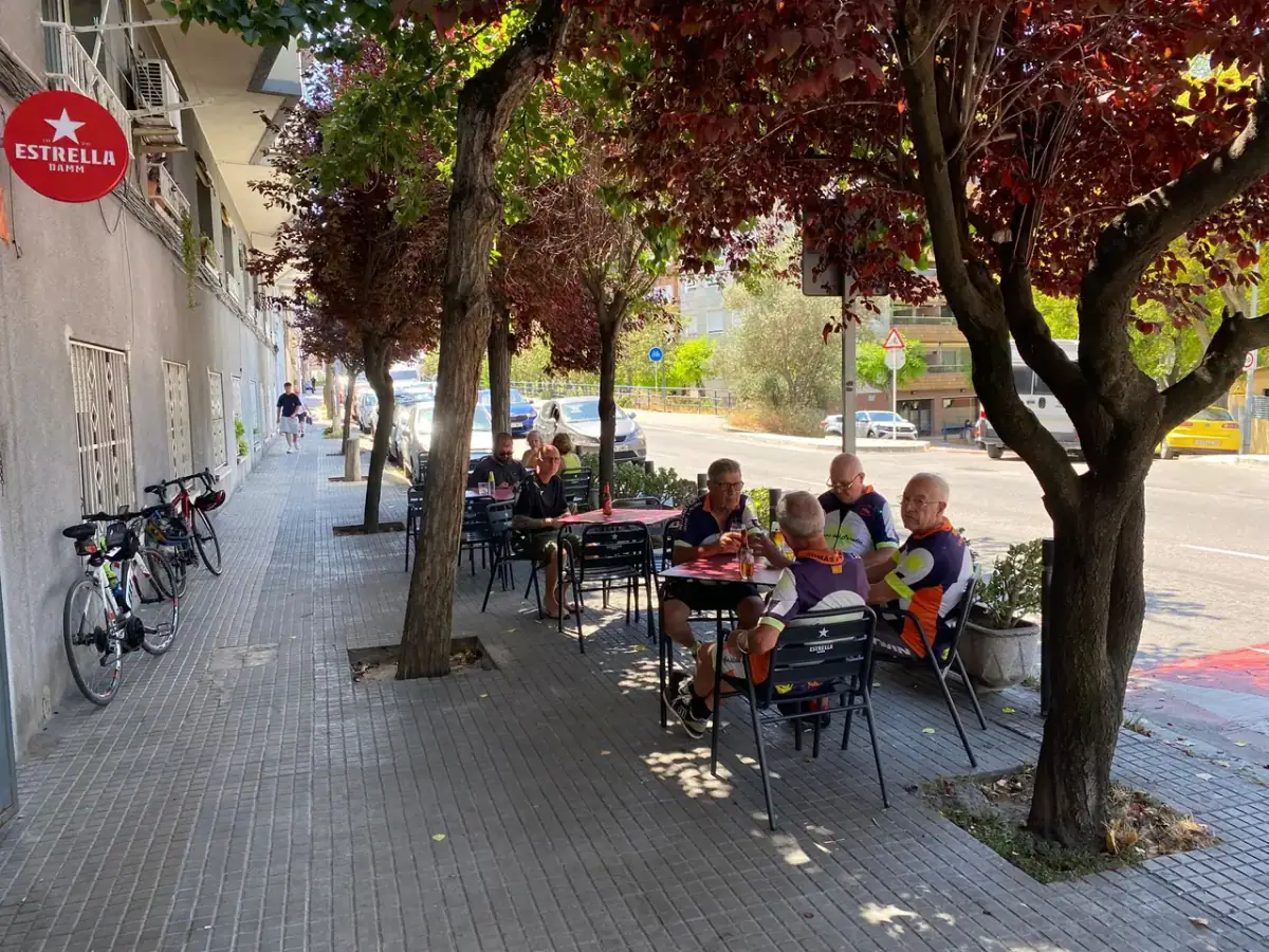 Terrassa del Cafè Bar Drac