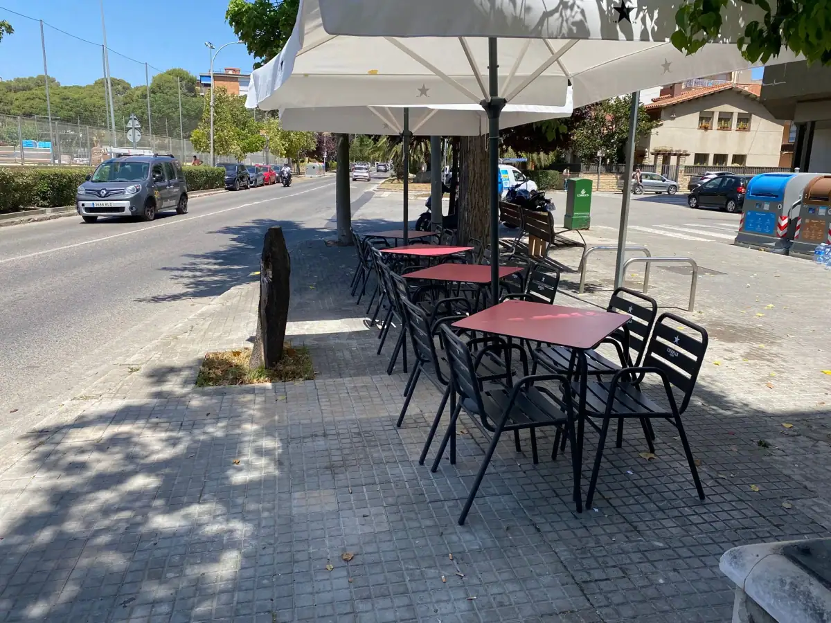 Terrassa del Cafè Bar Drac
